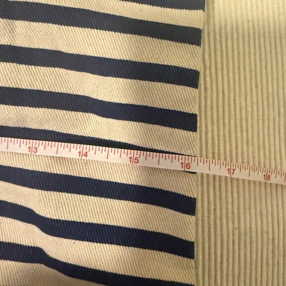 Summer & Rose Navy Striped Rope Handle Tote Bag - Picture 4 of 8